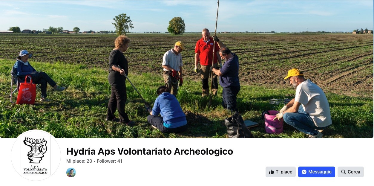 hydria-volontariato-archeologico-facebook-mobile - 1 hydria aps associazione di promozione sociale e di volontariato archeologico bologna pagina facebook